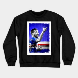 Fabio Quagliarella - Sampdoria Football Artwork Crewneck Sweatshirt
